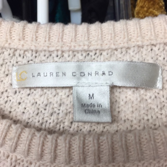 Lauren Conrad blush sweater - Picture 2 of 4